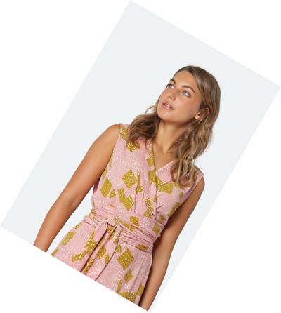 Women's Ilse Jacobsen Dress Pink | XJ6370829