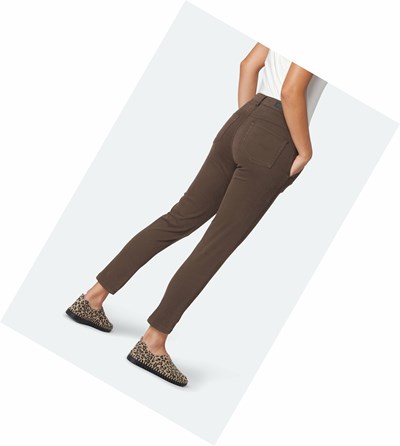 Women's Ilse Jacobsen Pants Brown | OQ3149078