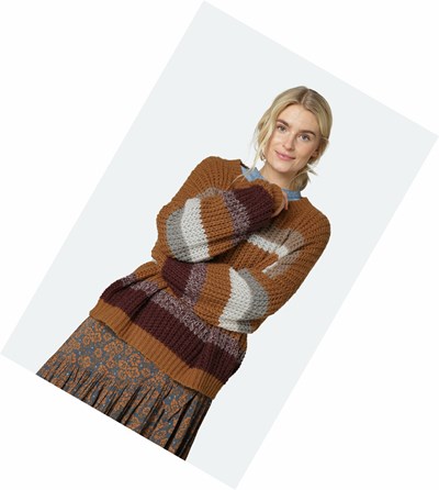 Women's Ilse Jacobsen Pullover Brown | IT6978214