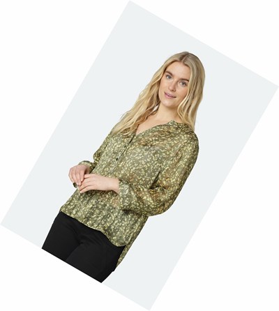 Women's Ilse Jacobsen Shirts Black | SC0751928