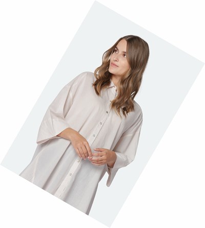 Women's Ilse Jacobsen Shirts Pink | FC5419637