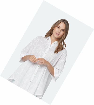 Women's Ilse Jacobsen Shirts White | AT3568140