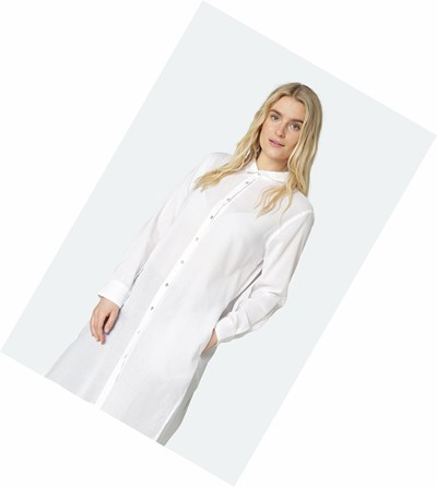 Women's Ilse Jacobsen Shirts White | DI5470381