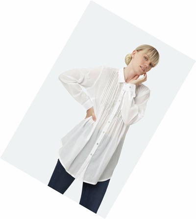 Women's Ilse Jacobsen Shirts White | SI4197583