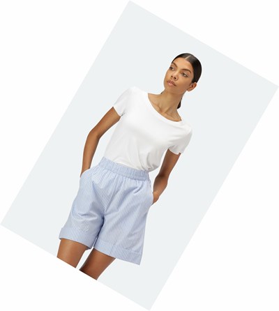 Women's Ilse Jacobsen Shorts Blue | YR6714280