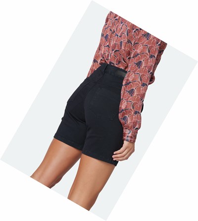 Women's Ilse Jacobsen Shorts Dark Indigo | JP7230594